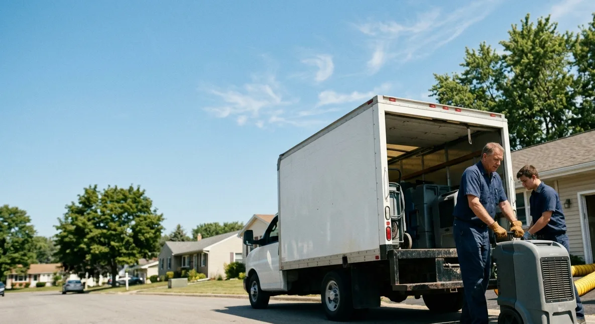 Water Damage Cleanup in Tennyson, IN near me